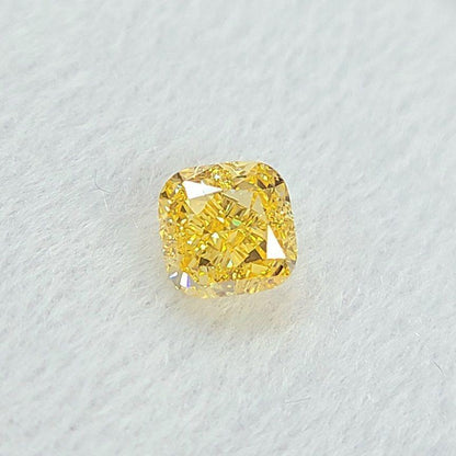 1ct ファンシー インテンス オレンジ イエロー 天然 ダイヤモンド スクエア ルース 裸石 Fancy Intense Orange Yellow GIA 鑑定書付