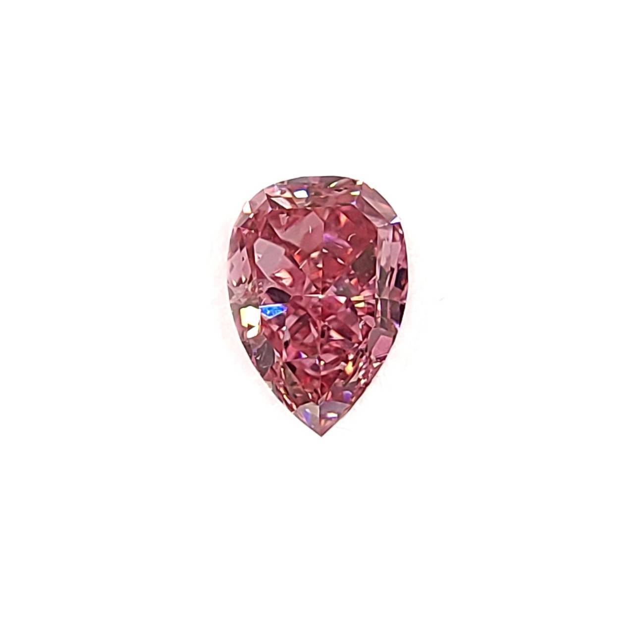 超希少！ Fancy Vivid Pink 1.01ct 天然 ダイヤモンド ルース ペア 