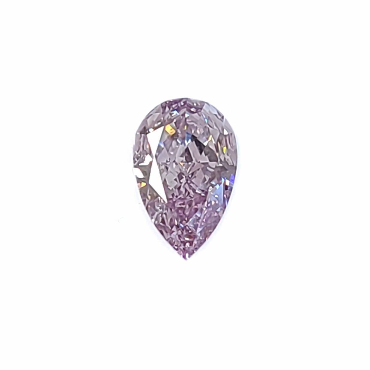 神秘的！ Fancy Purple Pink 1.167ct 天然 ピンク ダイヤモンド ルース ペアシェイプ 【中央宝石研究所鑑定 ソーテ –  アメイジング工房