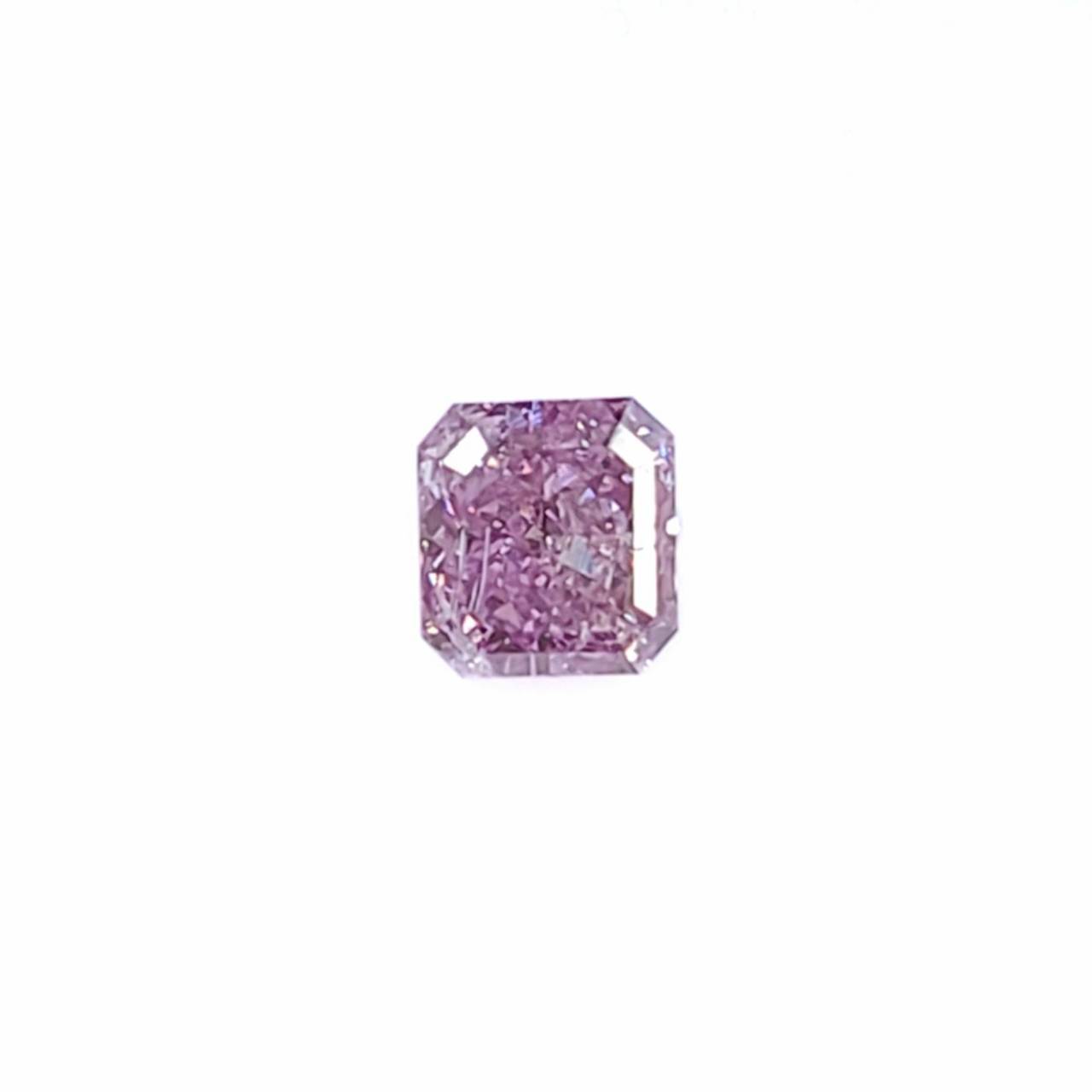 最高品質！ Fancy Vivid Purple Pink 0.51ct 天然 ダイヤモンド ルース ...