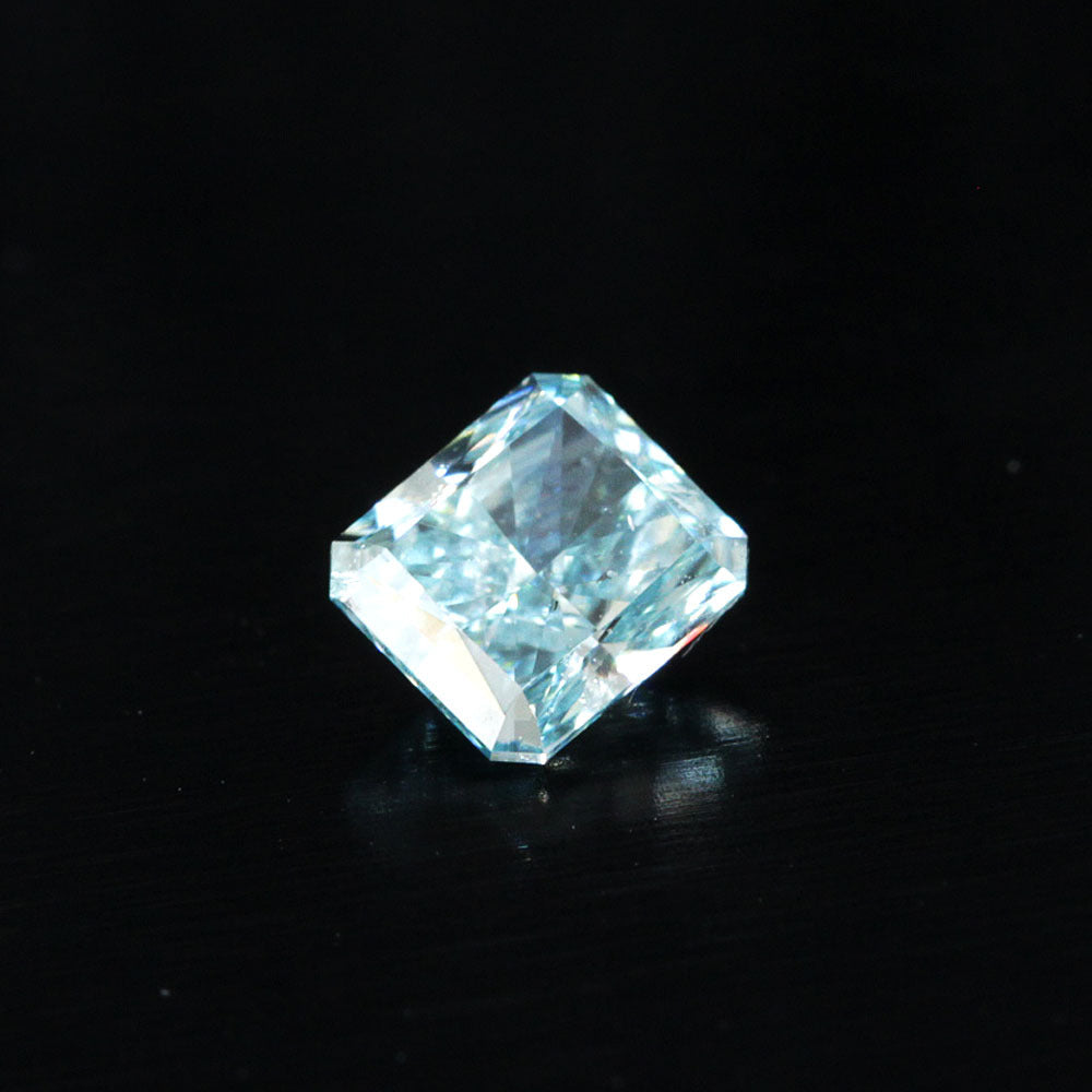 GIA best FANCY VIVID GREEN-BLUE Natural Diamond loose