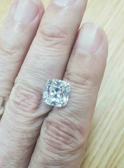 究極美! 最高品質! 完全無傷! 超希少! 5.22ct Fカラー IF クッション カット 天然ダイヤモンド 【GIA鑑定書付 】