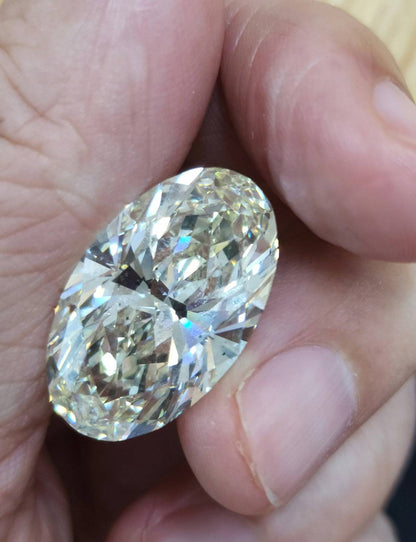 超希少 究極美 ！ 最高峰4アローカット  特大 20.22ct SI-1 オーバル カット 天然ダイヤモンド ルース【GIA鑑定書付き】