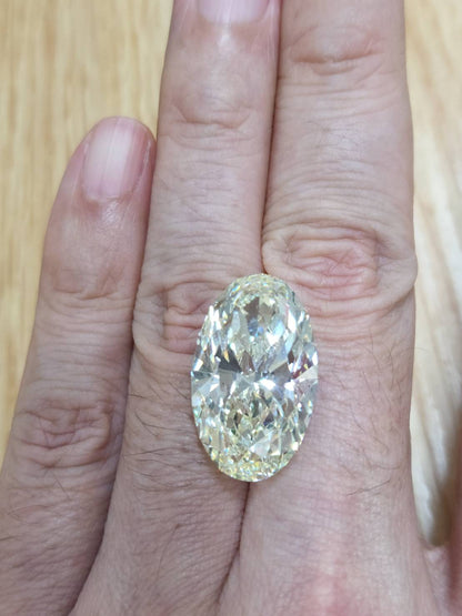 Super rare ultimate beauty! Maximum 4 Arrow Cut oversized 20.22ct Si-1 Oval Cut Natural Diamond loose[With GIA certificate]