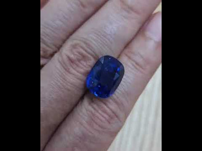 斯里兰卡世界的世界最高质量超级谷物17.83ct非加热的皇家蓝色天然蓝宝石露丝[与GRS部门]