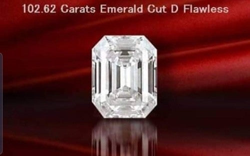 100ct! Completely colorless and intact, indiscriminate truly valuable natural diamonds  loose [With GIA Appraisal] 102.62ct D FL EX None Diamonds are better than cash!