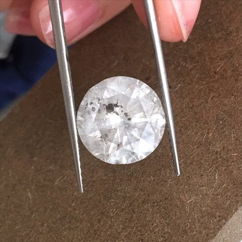 The lowest price guarantee! Super large grain! 10CT G Color Natural Diamond loose(10.016ct/g/i-1/Fair) [grading report]