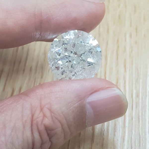 超希少大粒 21.8ct Hカラー I-1 Good 天然ダイヤモンド ルース 裸石 【鑑定書付】 – アメイジング工房