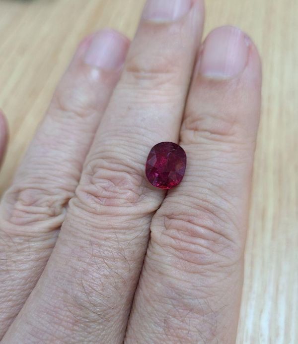 最高品質! 希少 モザンビーク産 大粒 非加熱 ノーヒート 3.4ct 