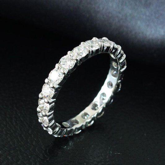 Eternal Love! Terrifying! Glitter! All H&C Natural diamond full eternity Pt950 platinum ring